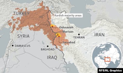 重大新闻： 据英国广播公司报道，过去几个月里，数千名伊朗和伊拉克库尔德人已获得武