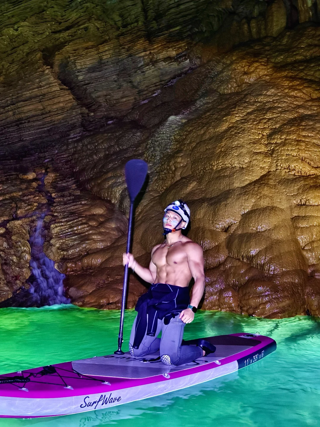 不是马代，是自己主场的蓝洞