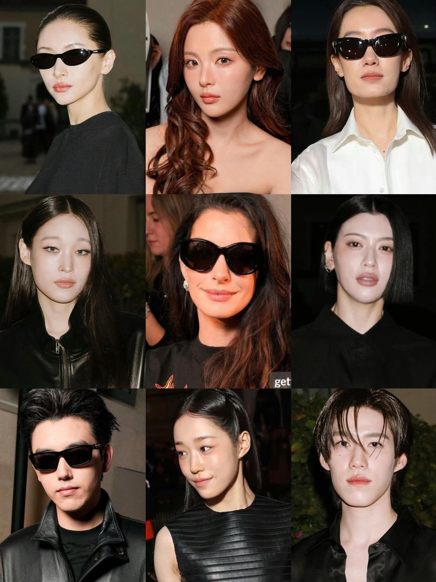 巴黎世家大秀明星生图。巴黎世家大秀明星生图 Anne Hathaway...