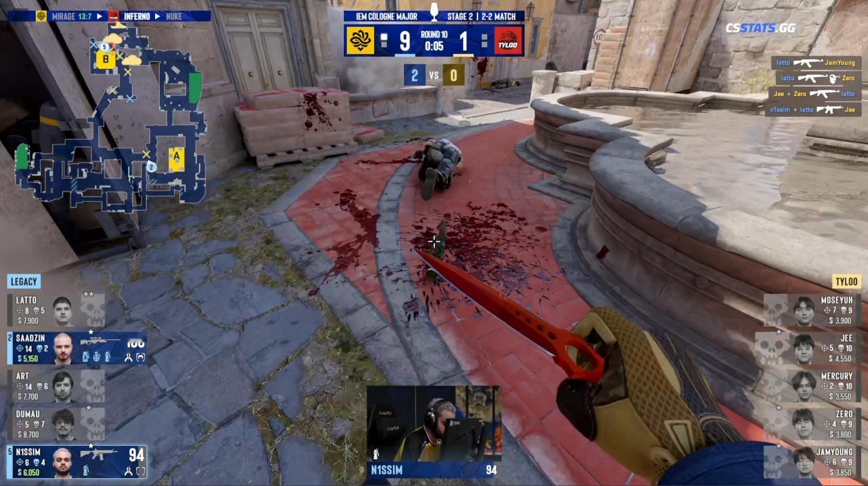 CS2 IEM 科隆Major 2026 第二阶段瑞士轮2-2组Tyloo对阵L