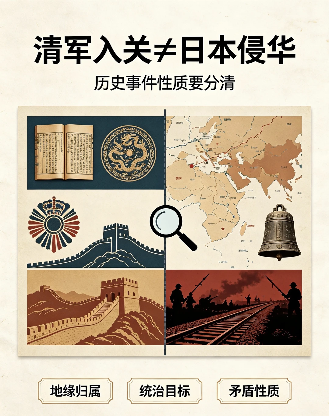 别再混淆！清军入关 ≠ 日本侵华