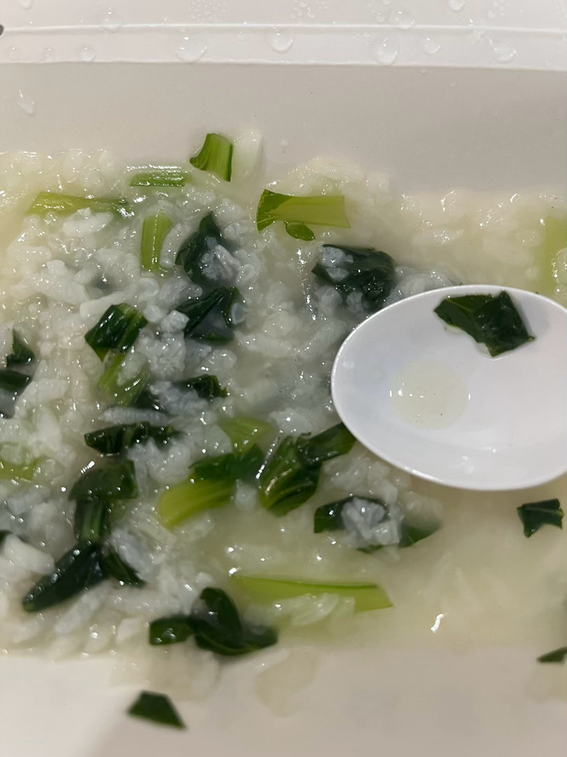 青菜🥬泡饭清汤寡水健康的味道