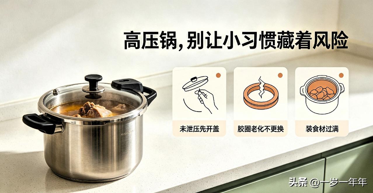 家里做饭真的不能大意，刷到重庆民房高压锅出事的消息，看着心里揪得慌。
高压锅方便