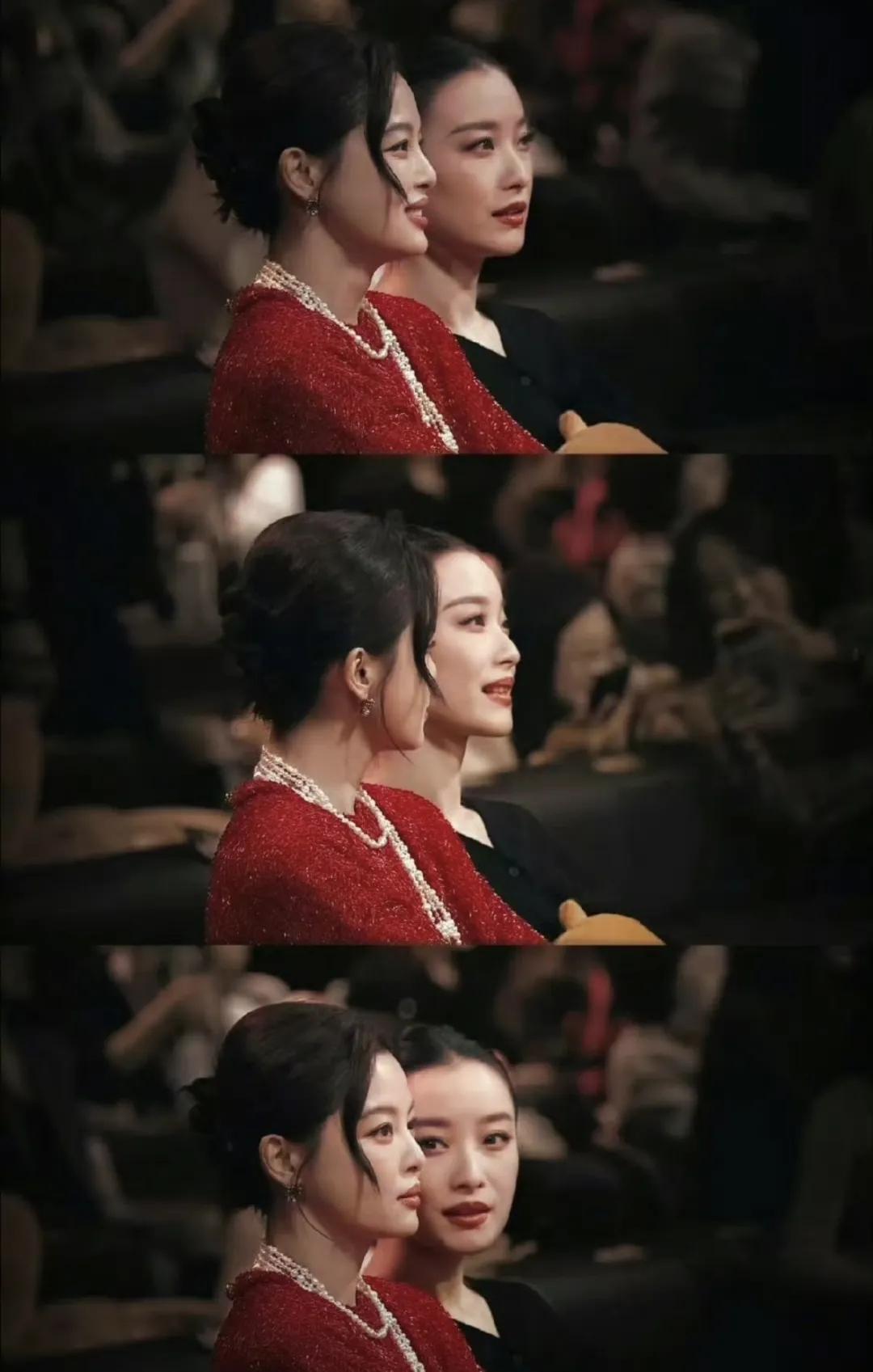 这组照片拍得比带杨幂的好多了，辛芷蕾才是女主，倪妮都忍不住瞄两眼。
两位佳人，没