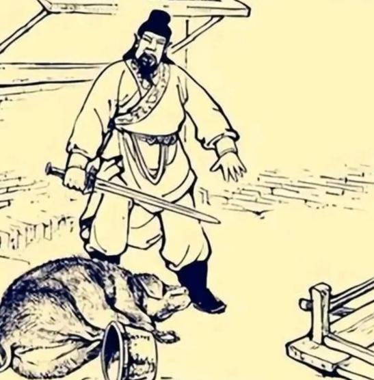 明朝皇帝都姓朱，老百姓要杀猪正好犯了“杀朱”的名讳，后来机灵的朱元璋改了一字，巧