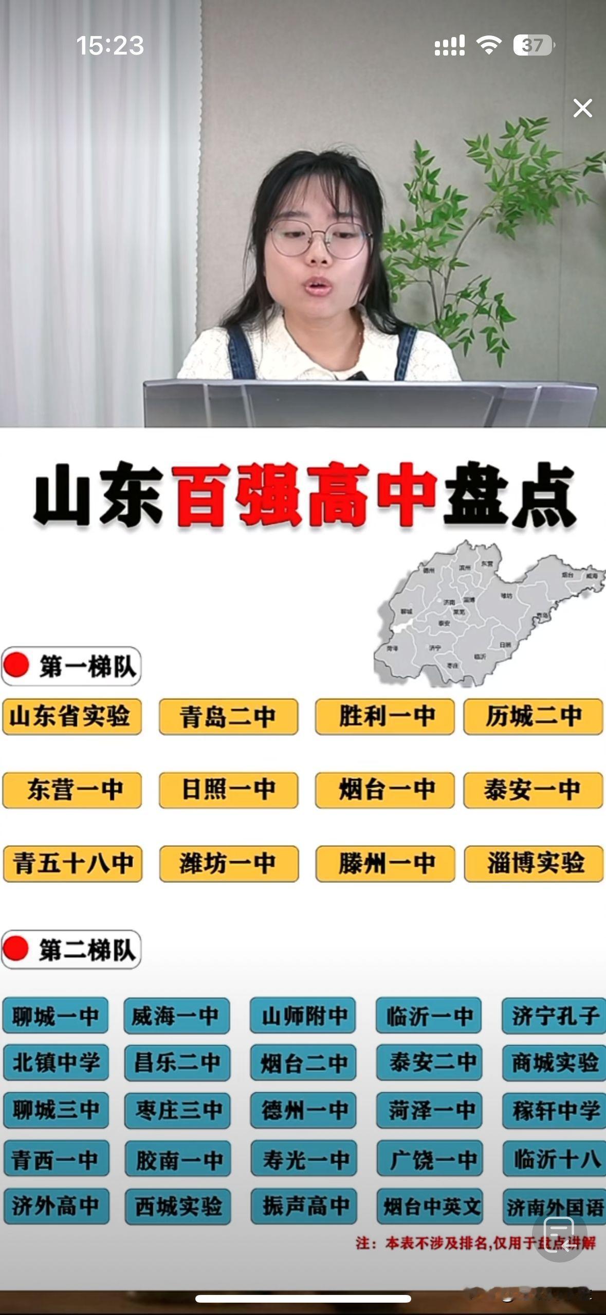 山东百强高中盘点：第一梯队12个！第二梯队25个！