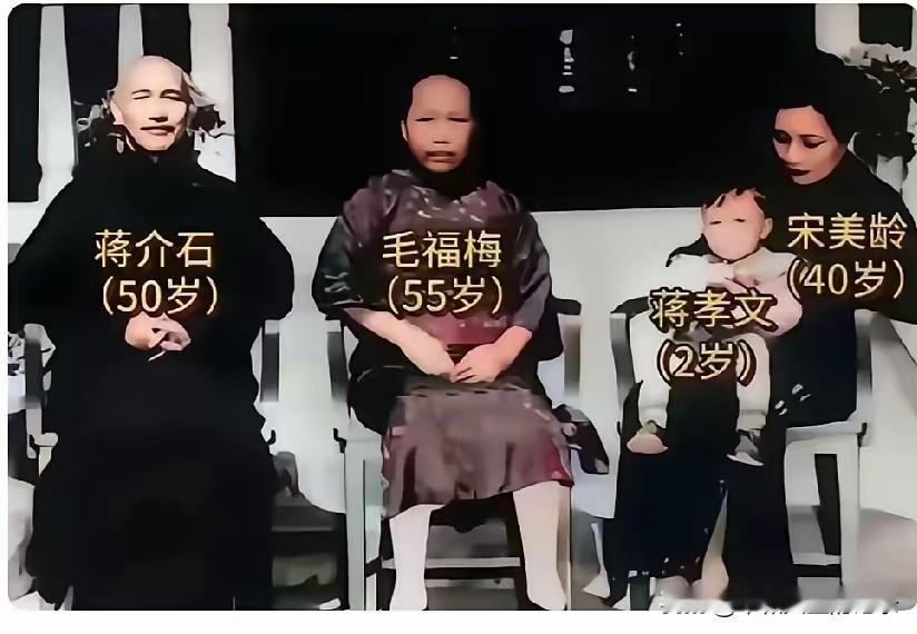蒋介石一生四个妻妾:
毛福梅(发妻)
姚冶诚(侧室)
陈洁如(第三任妻子)
宋美