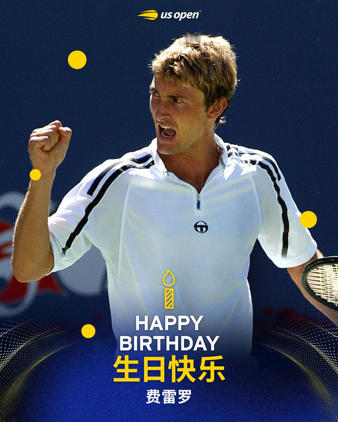 红土塑造了他的打法🎾时间沉淀了他的智慧✨祝费雷罗生日快乐🎂美网2026