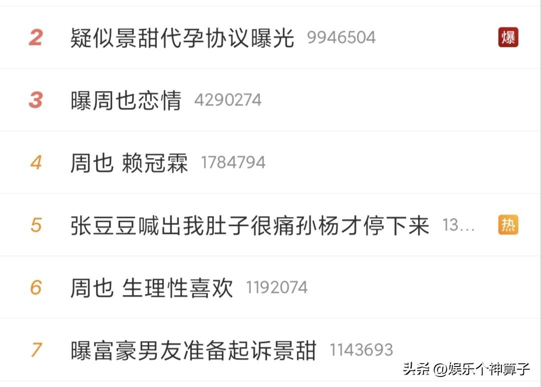 5月22日，演员景甜登上热搜，而且还是红色的“爆”字，看完内容，说实话，可以用惊