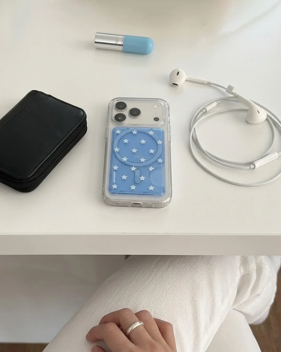 BLUE STAR CARD POCKET ✷