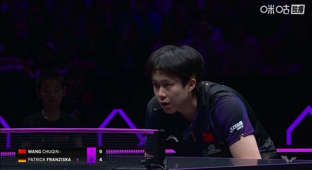 恭喜王楚钦3：0速胜德国老将弗朗西斯卡，晋级八强！


WTT重庆冠军赛男单1/