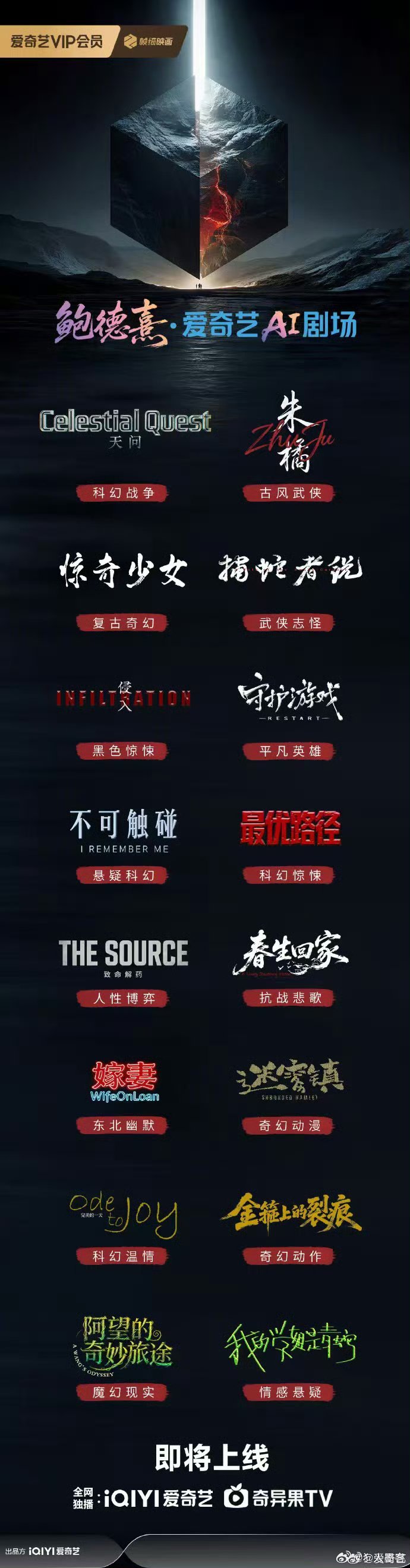 爱奇艺这波AI剧场绝了鲍德熹坐镇太让人期待爱鲍德熹爱奇艺ai剧场