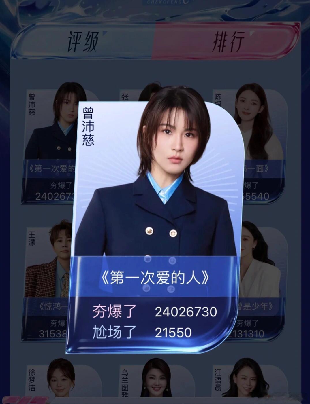 乘风2026 曾沛慈夯爆了！！！两千万！！！乘风2026