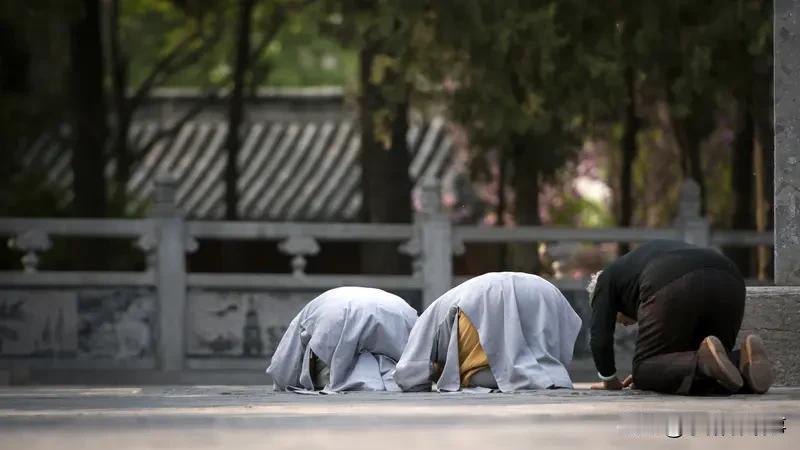 磕头的规矩
1.给死去的人磕头连磕三个
2.给活着的人拜寿只磕一个
3.拜去世的