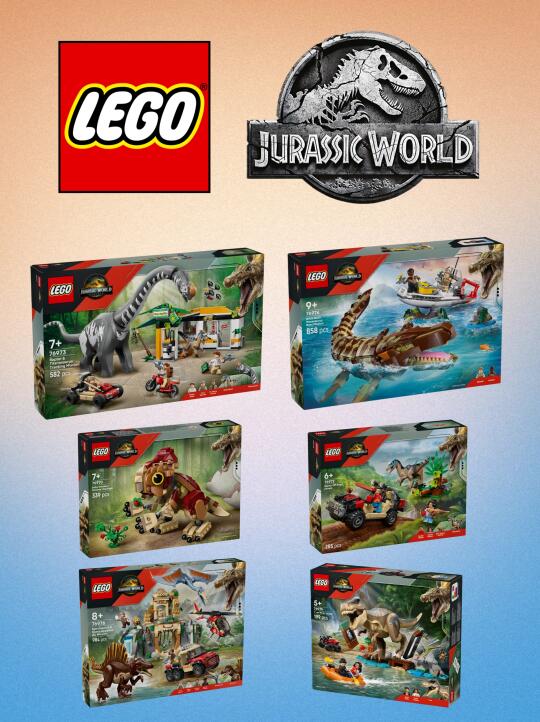 【乐高新品】6款侏罗纪恐龙🦖来啦‼️