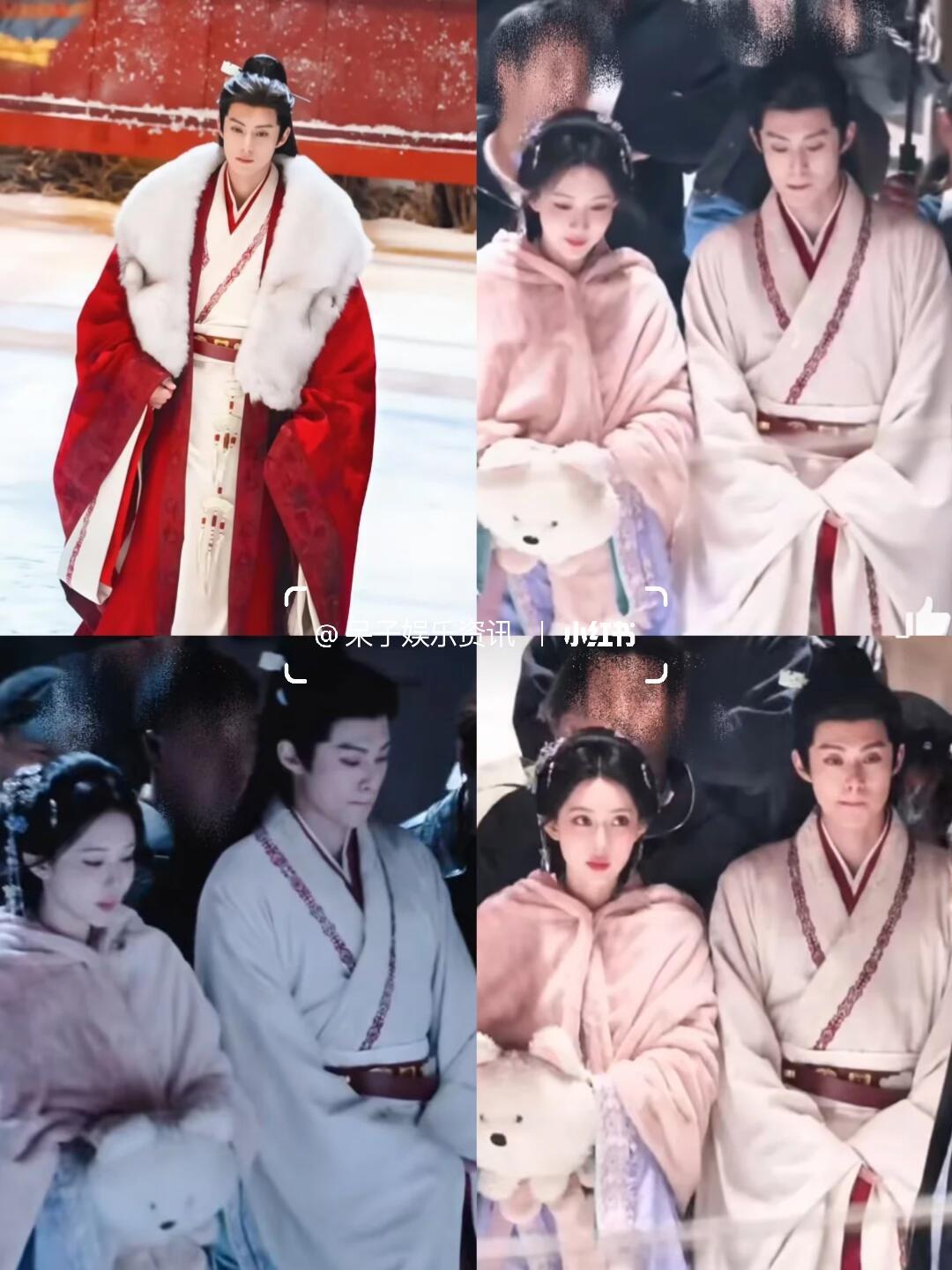 王鹤棣孟子义《将门独后》首个同框路透将门独后/王鹤棣/孟子义 