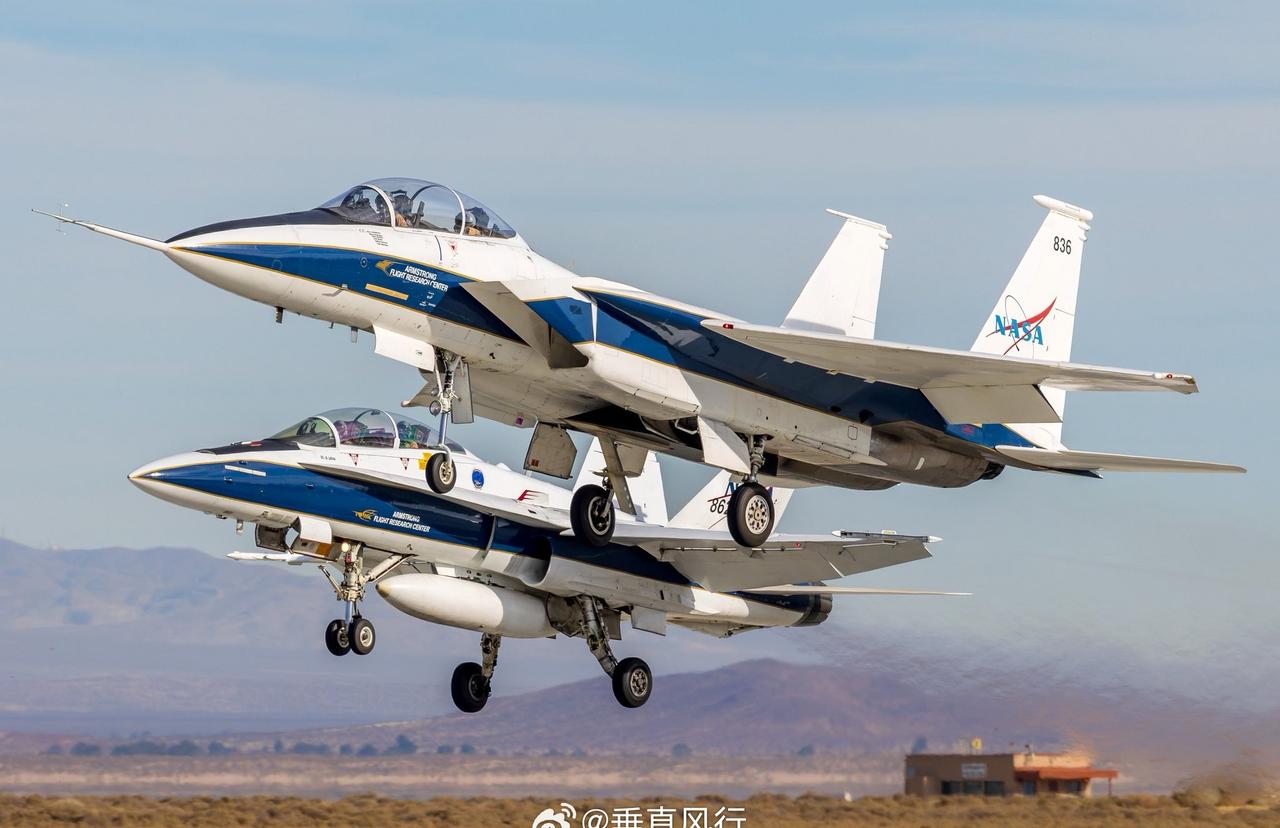 执行 X-59试飞伴飞任务的NASA836/862二人组