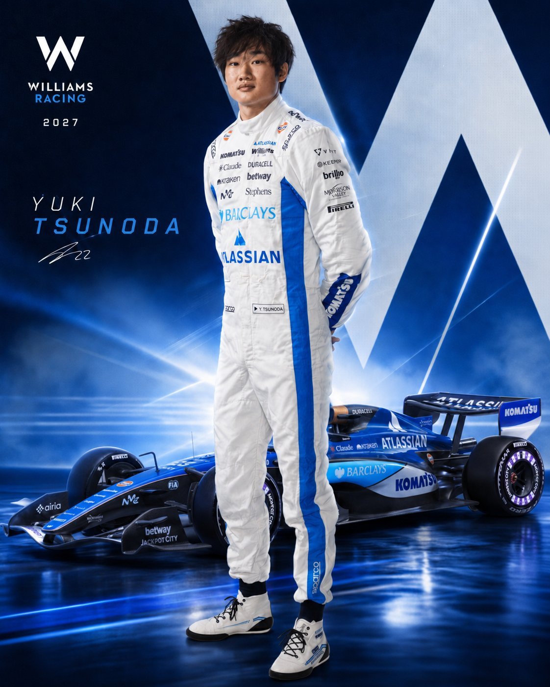 F1 2027年车手市场的动态：传闻小塞恩斯将前往奥迪，而角田裕毅可能填补他走后
