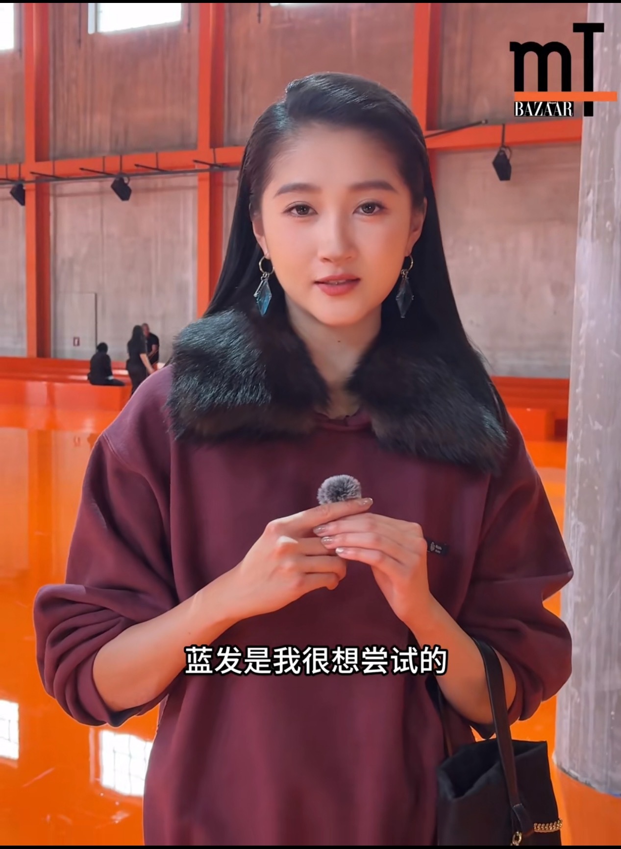 关晓彤想尝试蓝发关晓彤想染蓝发 哇哇哇！期待一下 ​​​
