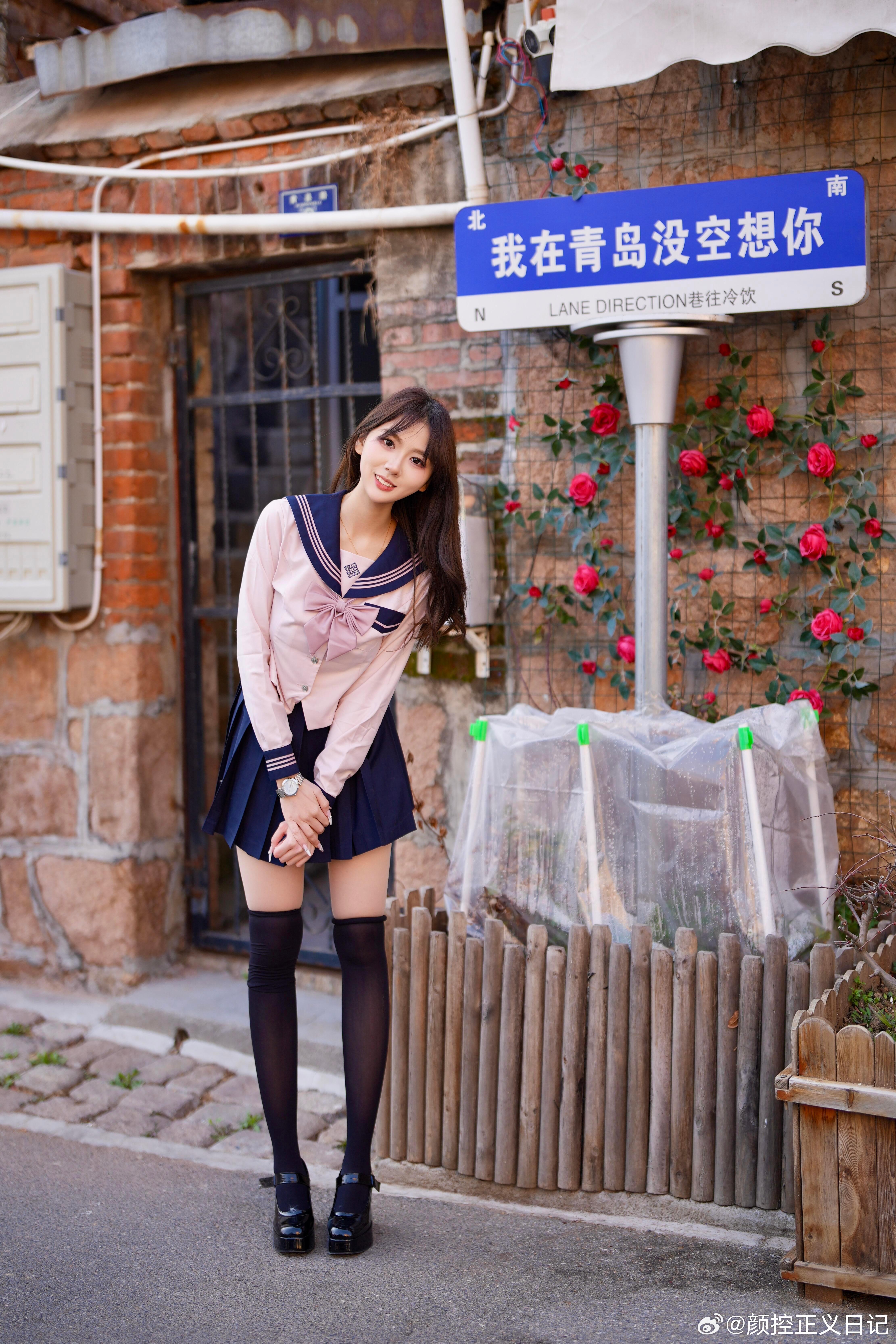 jk私影街上的jk女孩美女绘梦长廊