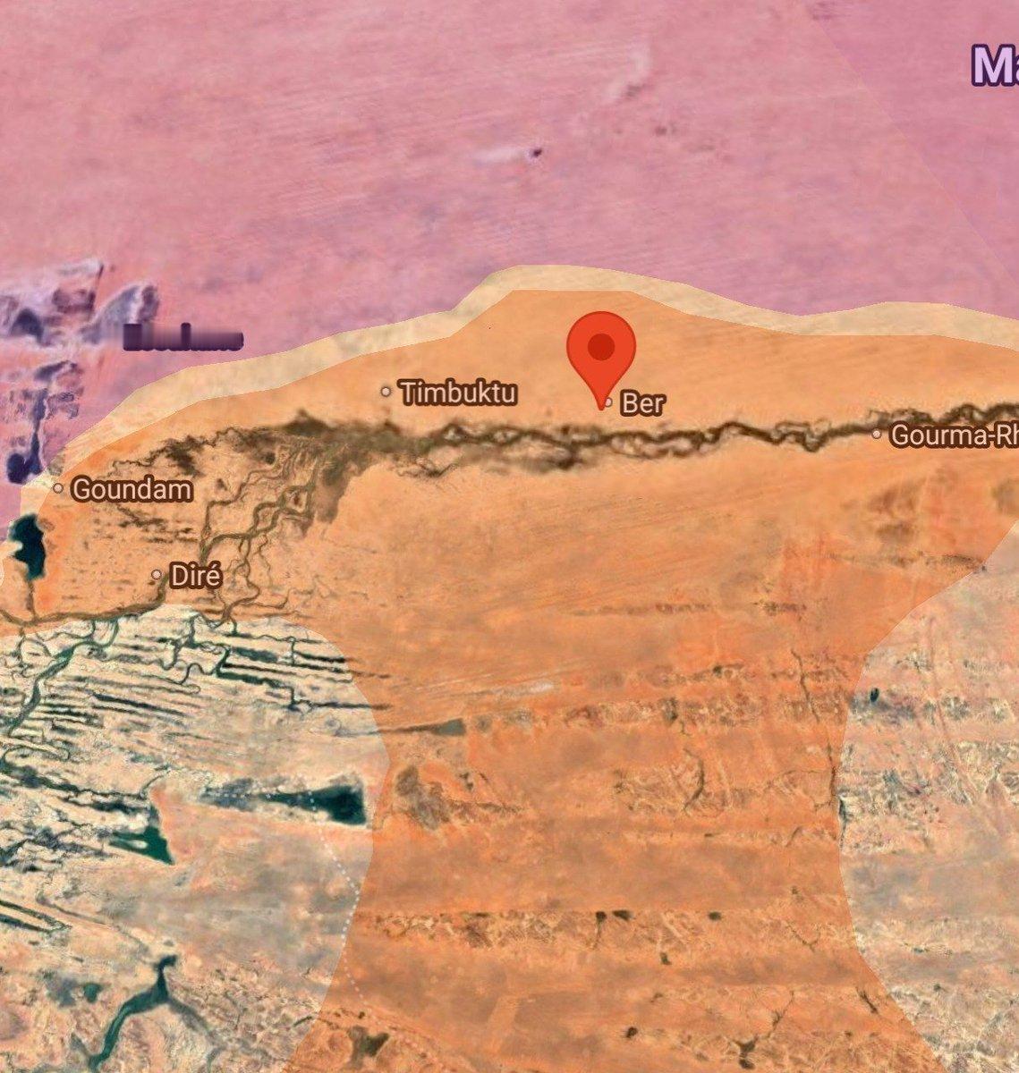 🇲🇱❗“阿扎瓦德解放阵线”已攻占并控制廷巴克图以东50公里处的贝尔镇。玻利瓦