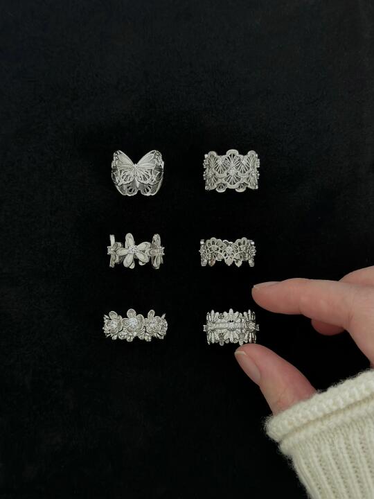 一周戒指不重样💍每一个都美到心巴上惹！