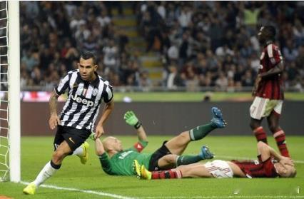 【意甲-特维斯绝杀托雷斯首秀 AC米兰主场0-1负尤文】北京时间9月21日2时4