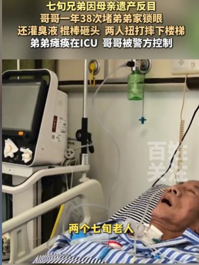 不要低估人性的恶！上海有对年过七旬的亲兄弟，为了母亲遗留下来的20万元，最终落得
