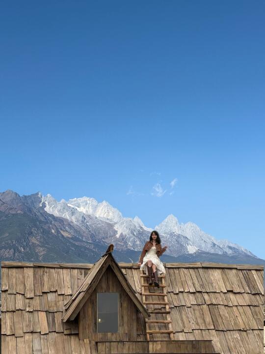 在丽江田纳西农舍⛰️拍到了人生照片✌️