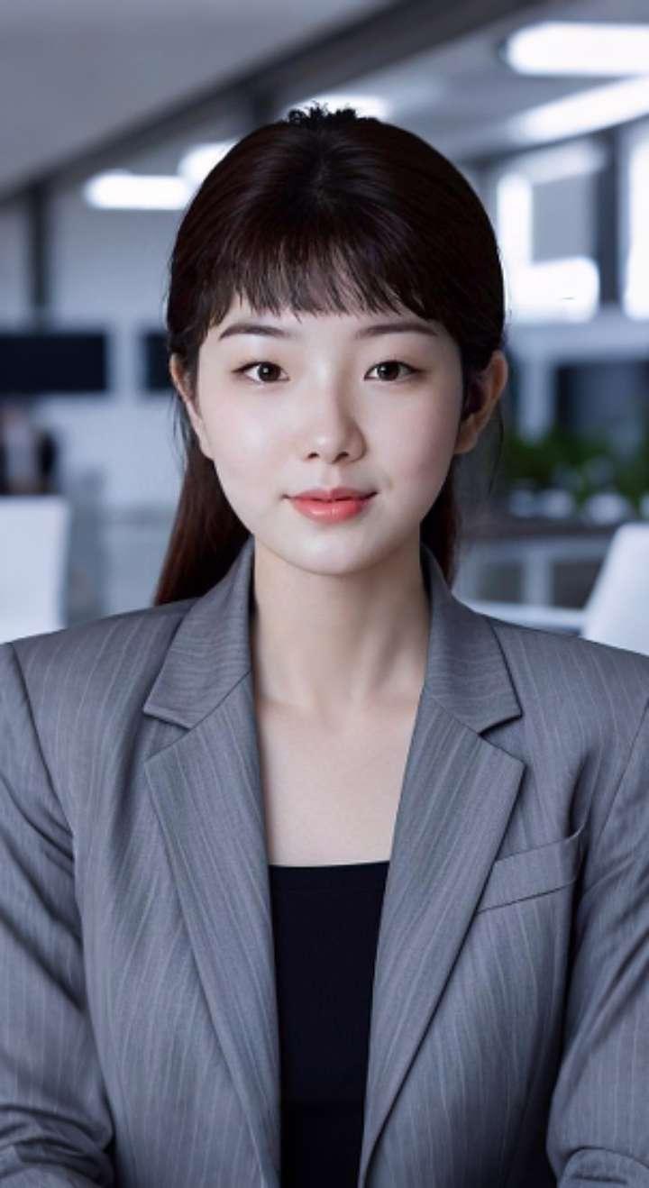 AI扩图 AI职场丽影