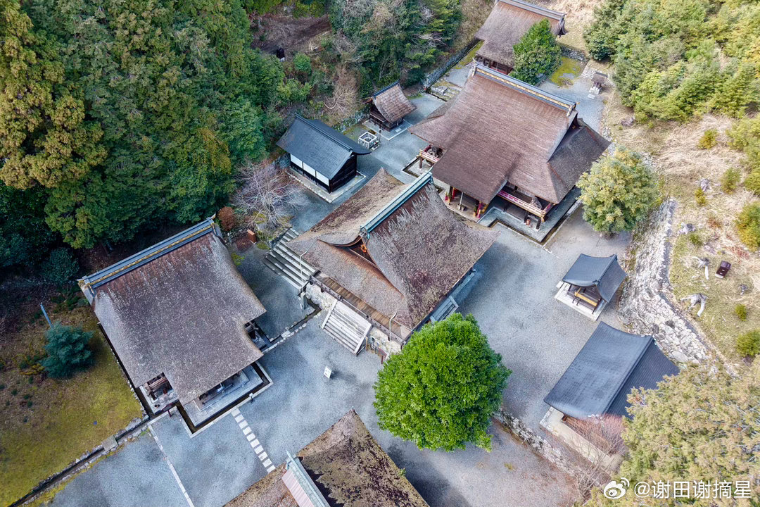 日吉大社东本宫本殿，日本国宝古建筑这是个山神庙，在日吉大社七社之中排名第二，主祭