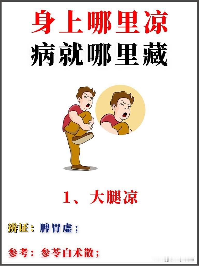 身体哪里凉，说明病就在哪

#中医##养生#