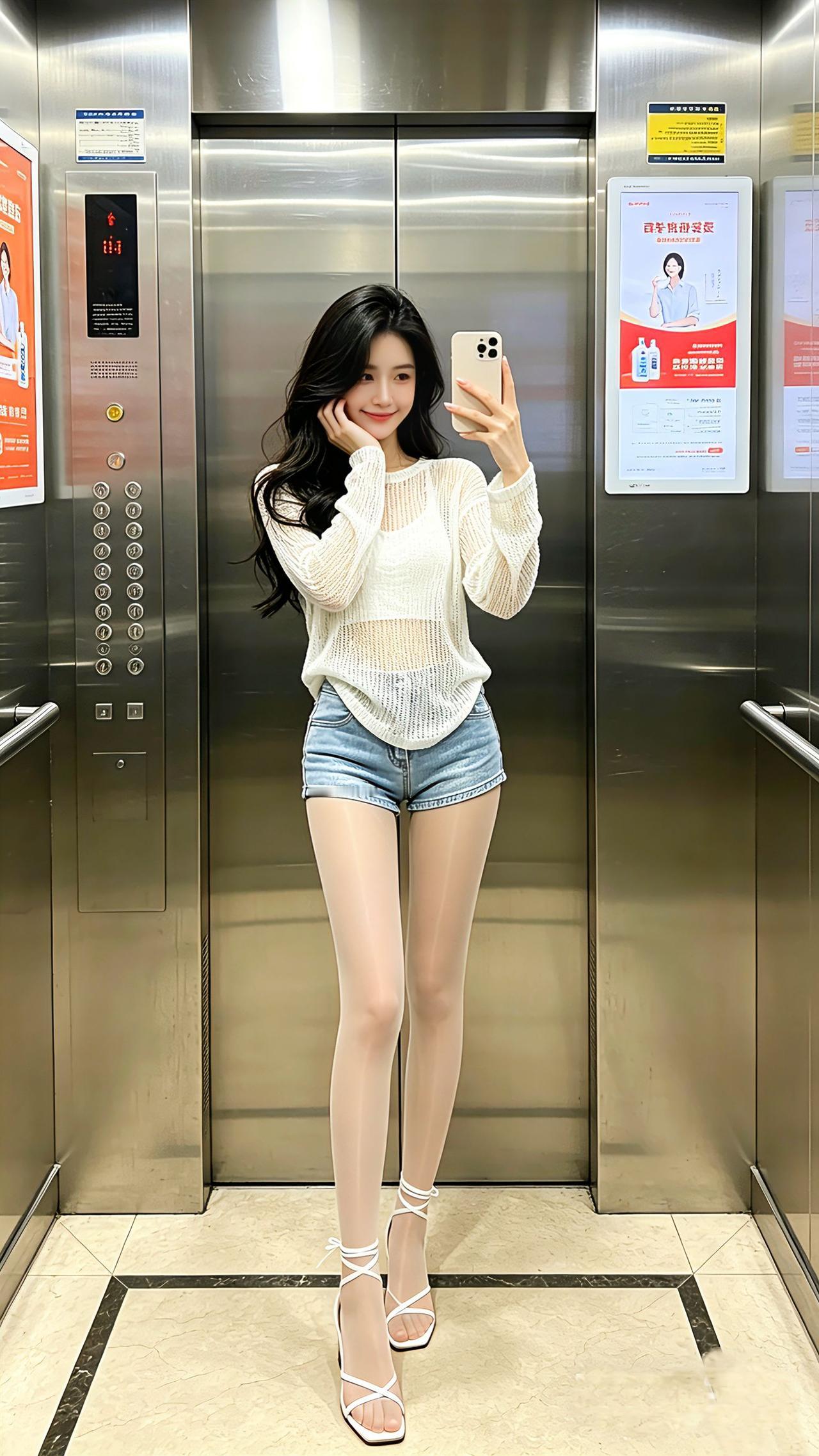 透肤衫→小心机藏不住
牛仔裤→舒服能逛
绑带鞋→气质拉满
是被夸‘好温柔’的一天