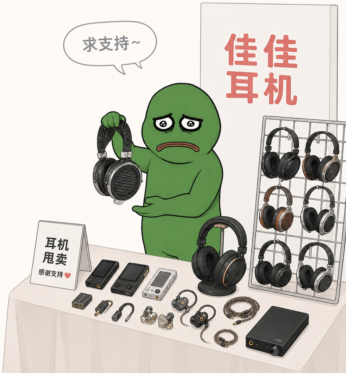 618 了，粉丝们来看看耳机吧。买个 99 元小头戴也好啊 水月雨OldFash