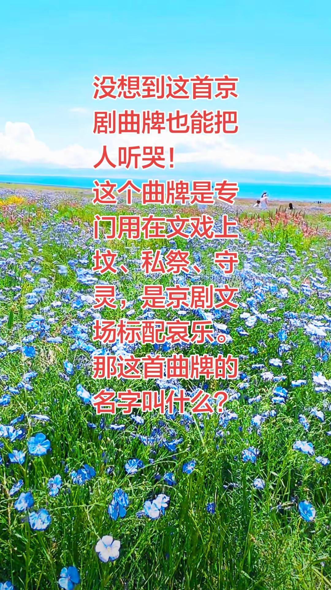这首曲牌的名字叫什么？没想到这首京剧曲牌也能把人听哭！这个曲牌是专门用在文戏上坟