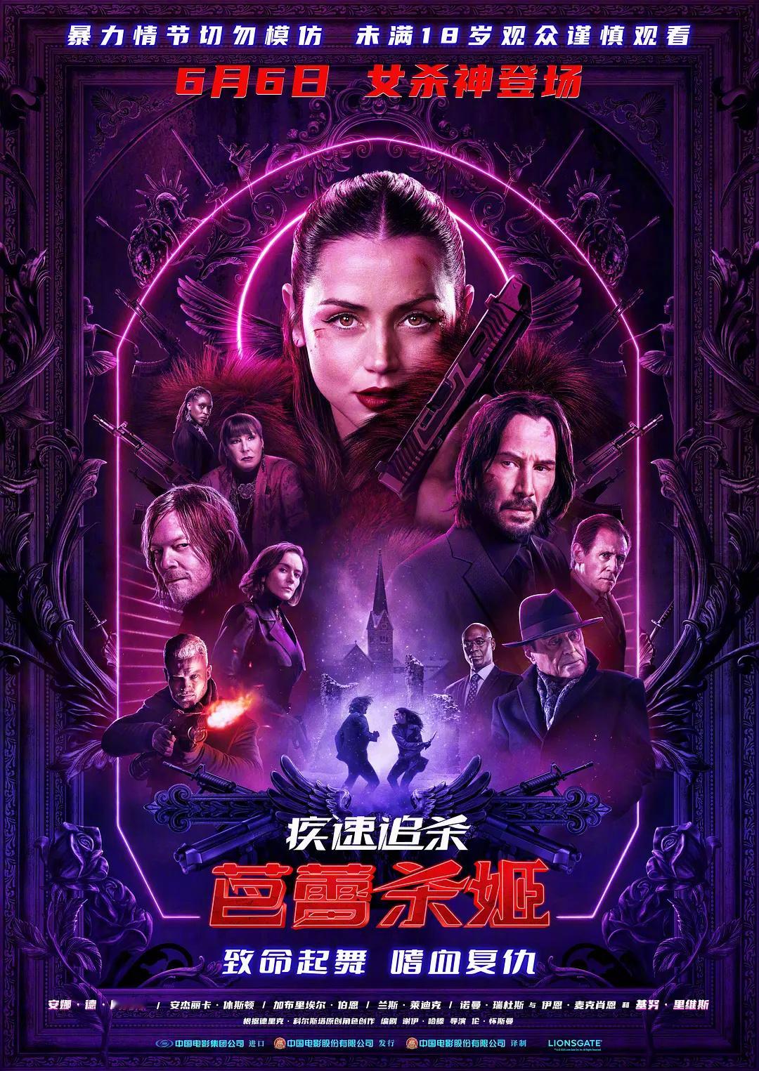《疾速追杀：芭蕾杀姬》 2025【4K版本】疾速追杀系列电影《芭蕾杀姬》今天上线