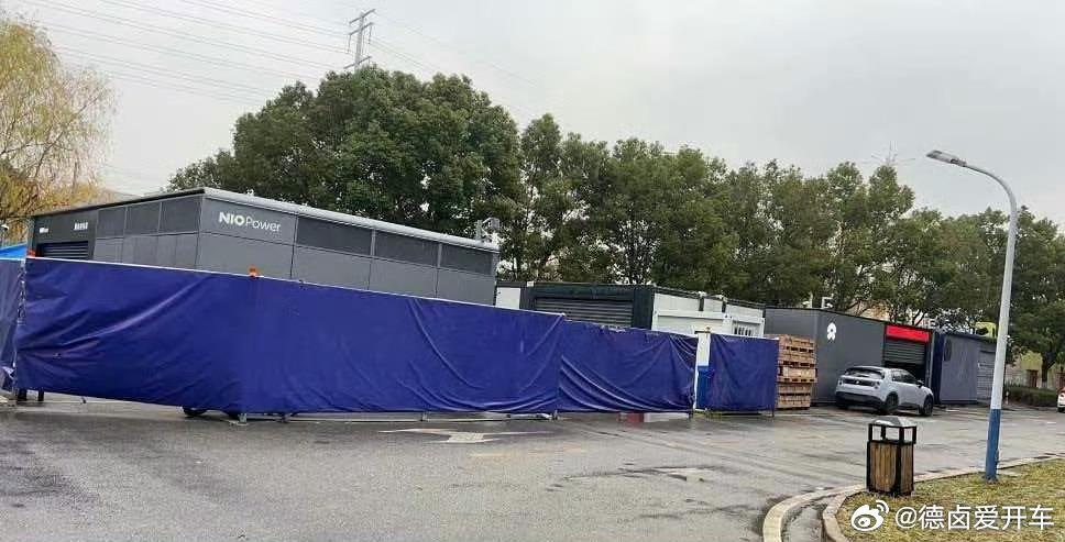 根据力洪的消息来看，目前五代换电站的位置应该就在昆山斯沃普的园区里，嘉定安晓路蔚