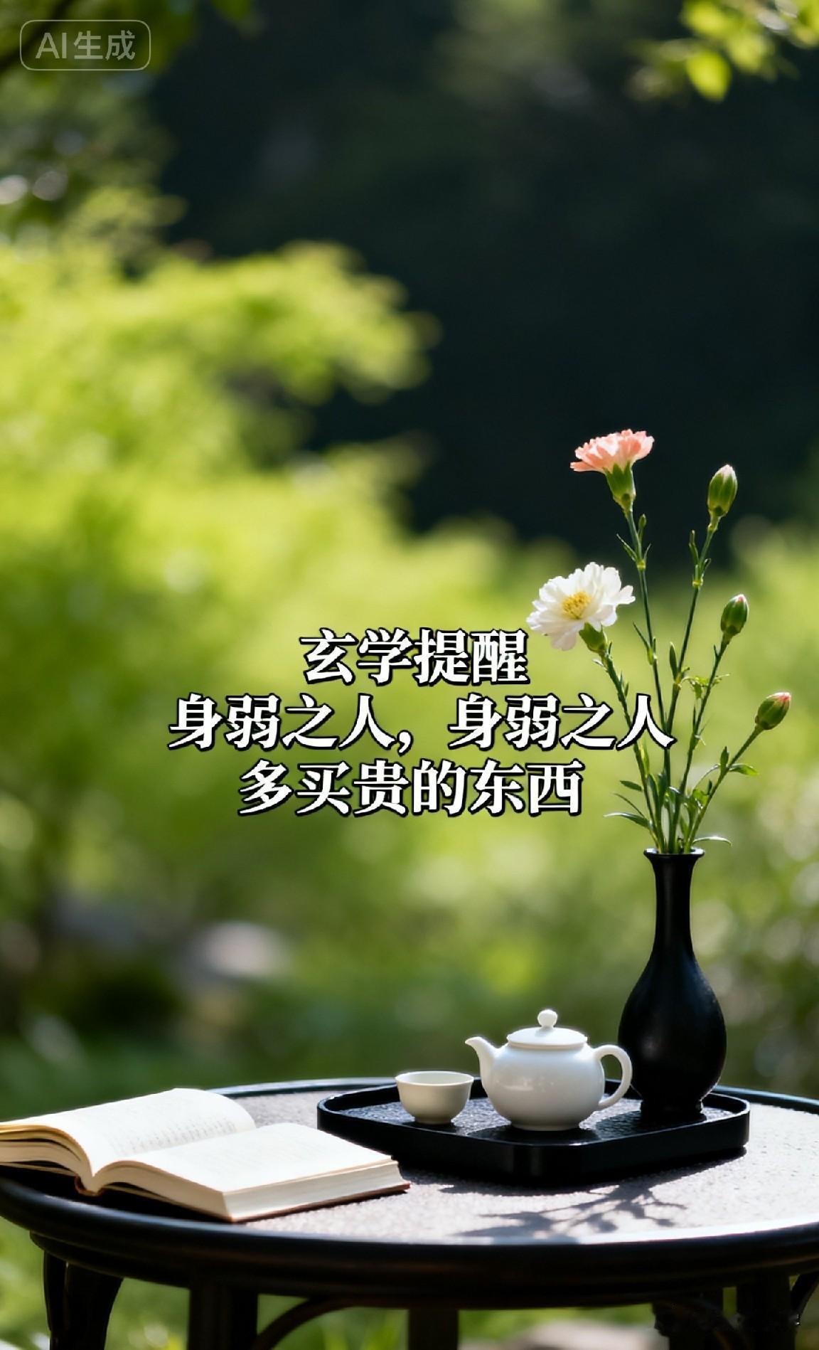玄学提醒，身弱之人，多买贵的东西

中医里讲，"身弱之人，养生首在养神，而养神之