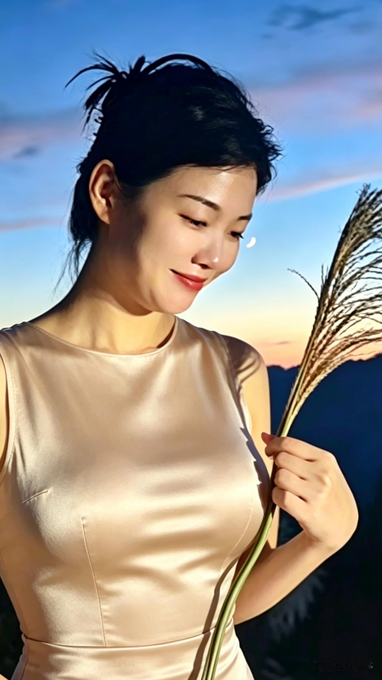 这景色太美了，令人陶醉。