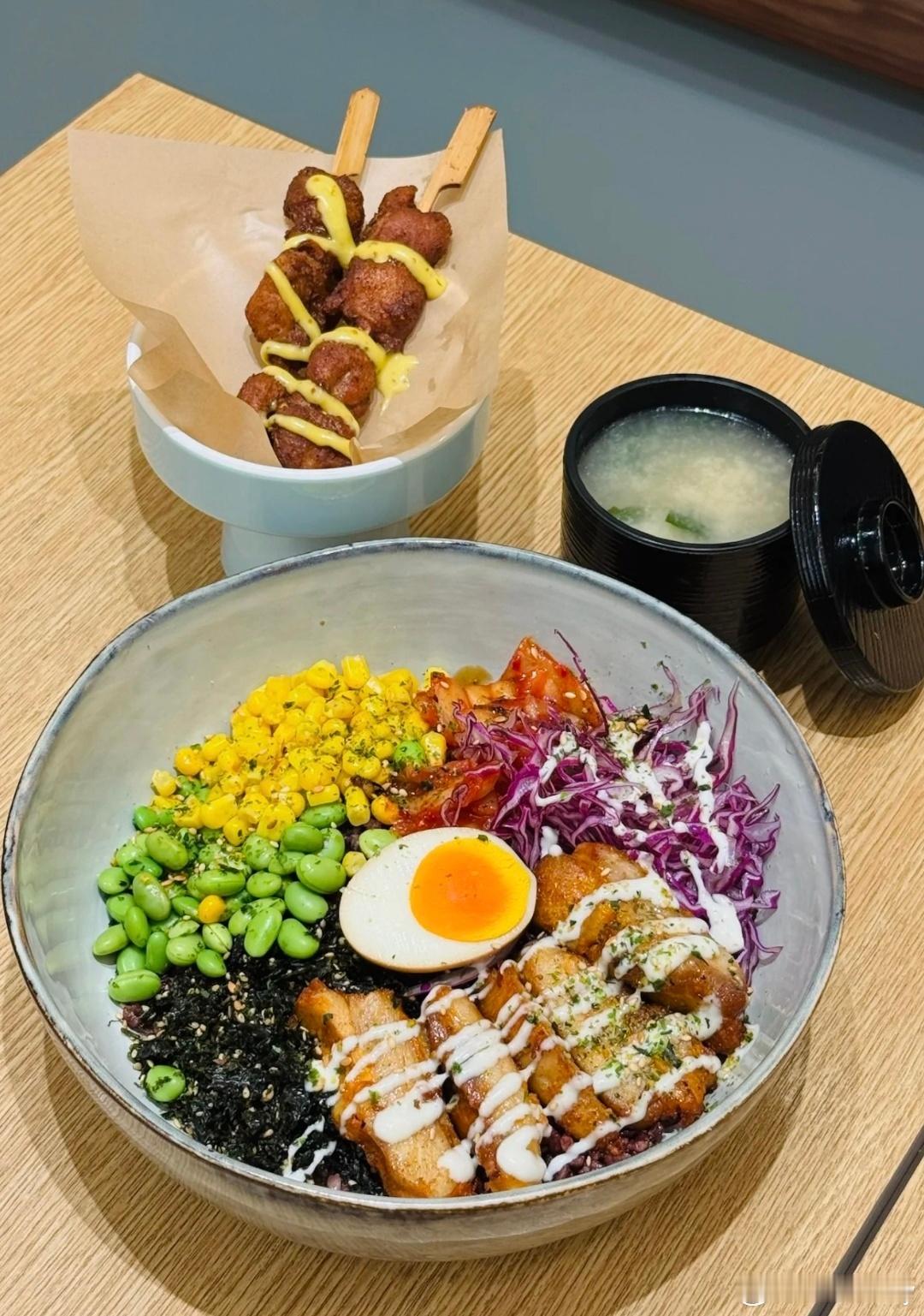 打工人午餐！香煎鸡扒拌饭，真的越吃越喜欢 ​​​