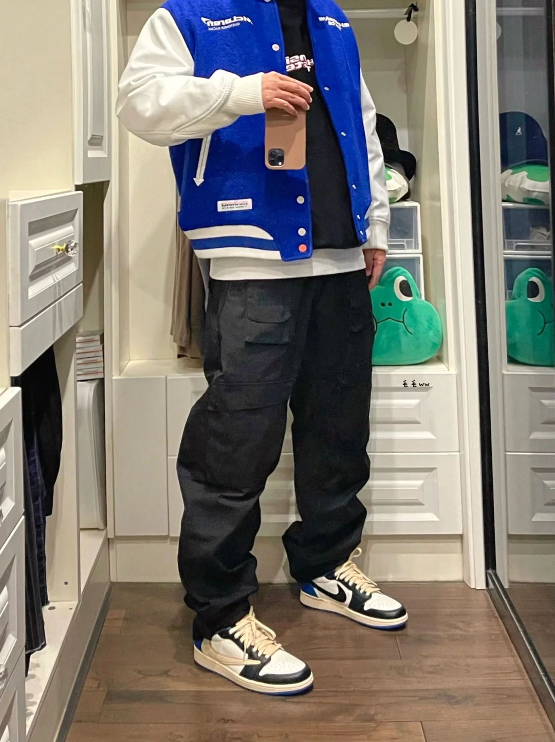 棒球夹克｜蓝色系穿搭