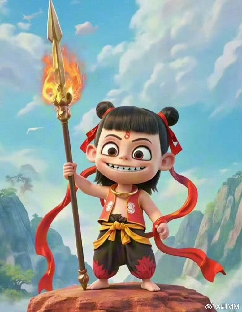 哪吒来金的了感觉哪吒成长了好多，不再是只知道调皮捣蛋的魔童，面对危机，眼神里都是