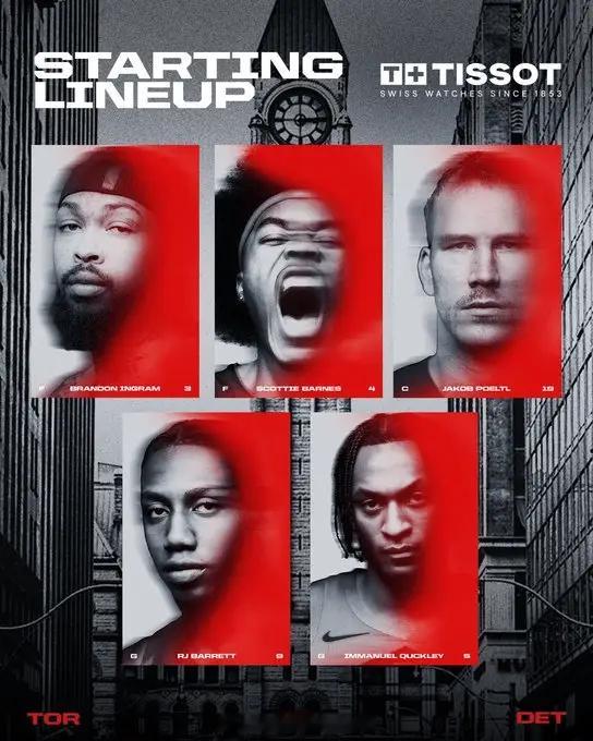 猛龙vs活塞，比赛正在进行！泊头复出！看球🔗：网页链接英格拉姆多伦多猛龙猛龙v