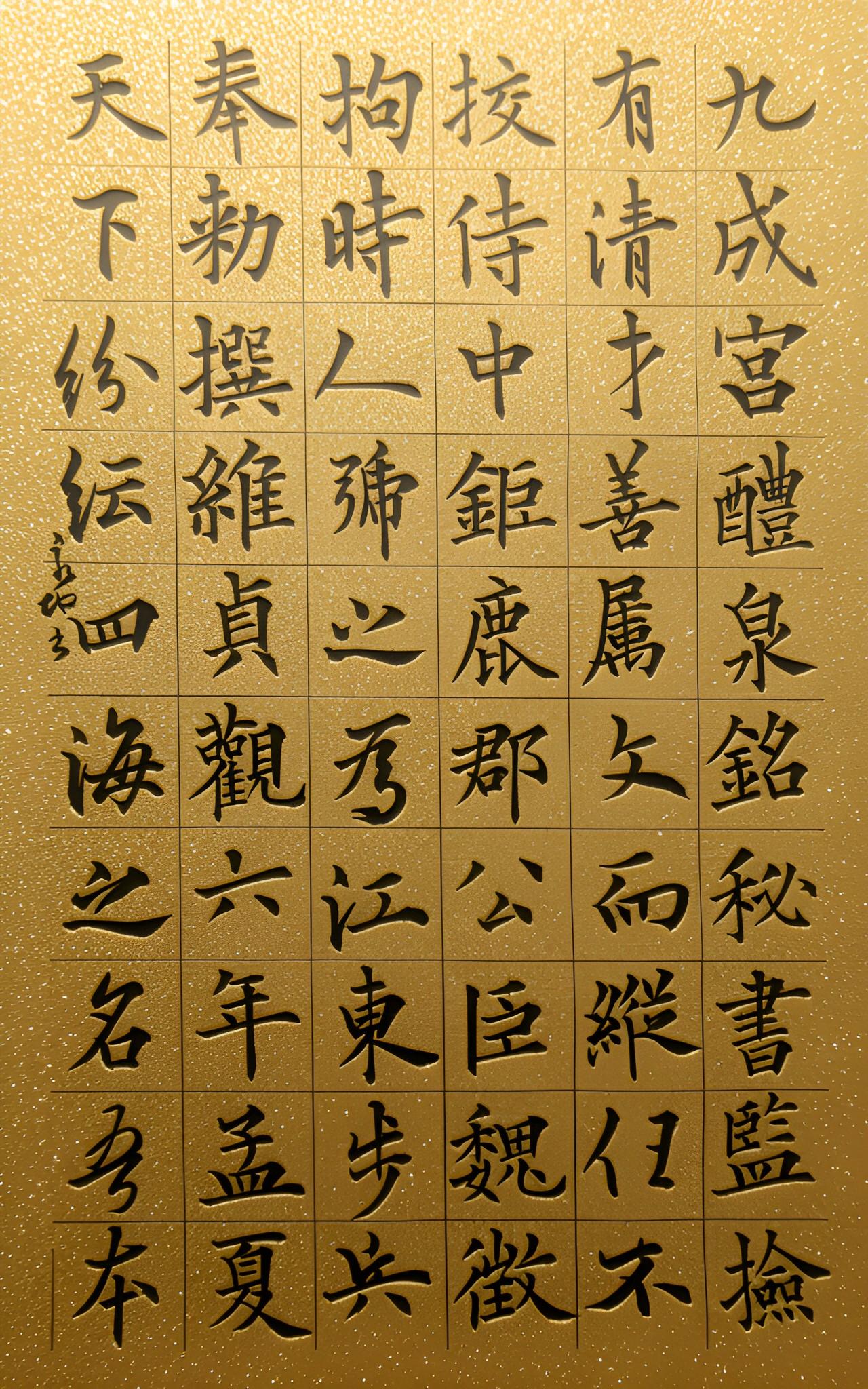 别吹“当代楷圣”了！民间低手把九成宫+张翰帖合写，这功底直接打穿田楷天花板

这