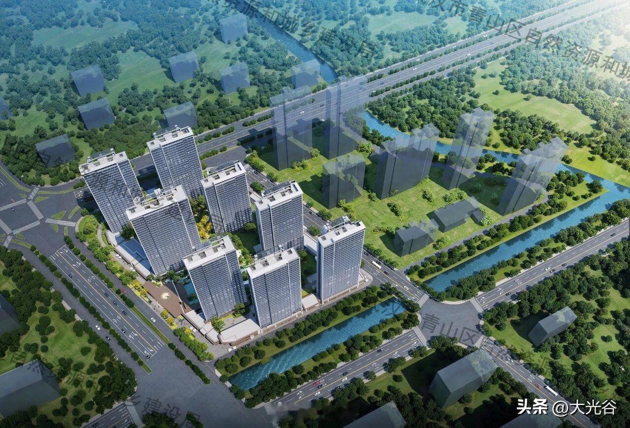 青山区阀门厂地块住宅项目规划方案出炉
2月2日，位于青山区冶金大道以南，建设十路