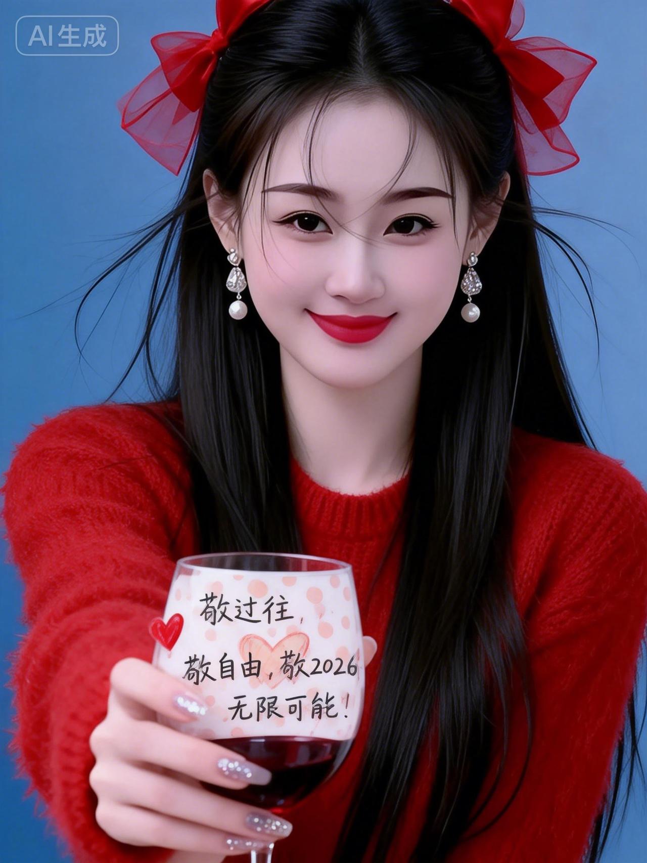 叮🔔 举起酒杯，和过去说拜拜，和2026的无限快乐撞个满怀！