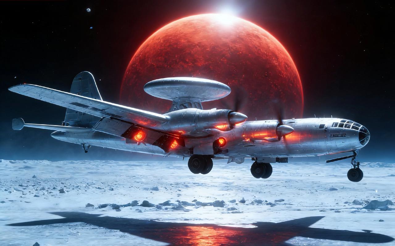 早安！今日星际漫画的主题是我军第一代空中预警机，它由图4轰炸机改装而来。受当时技