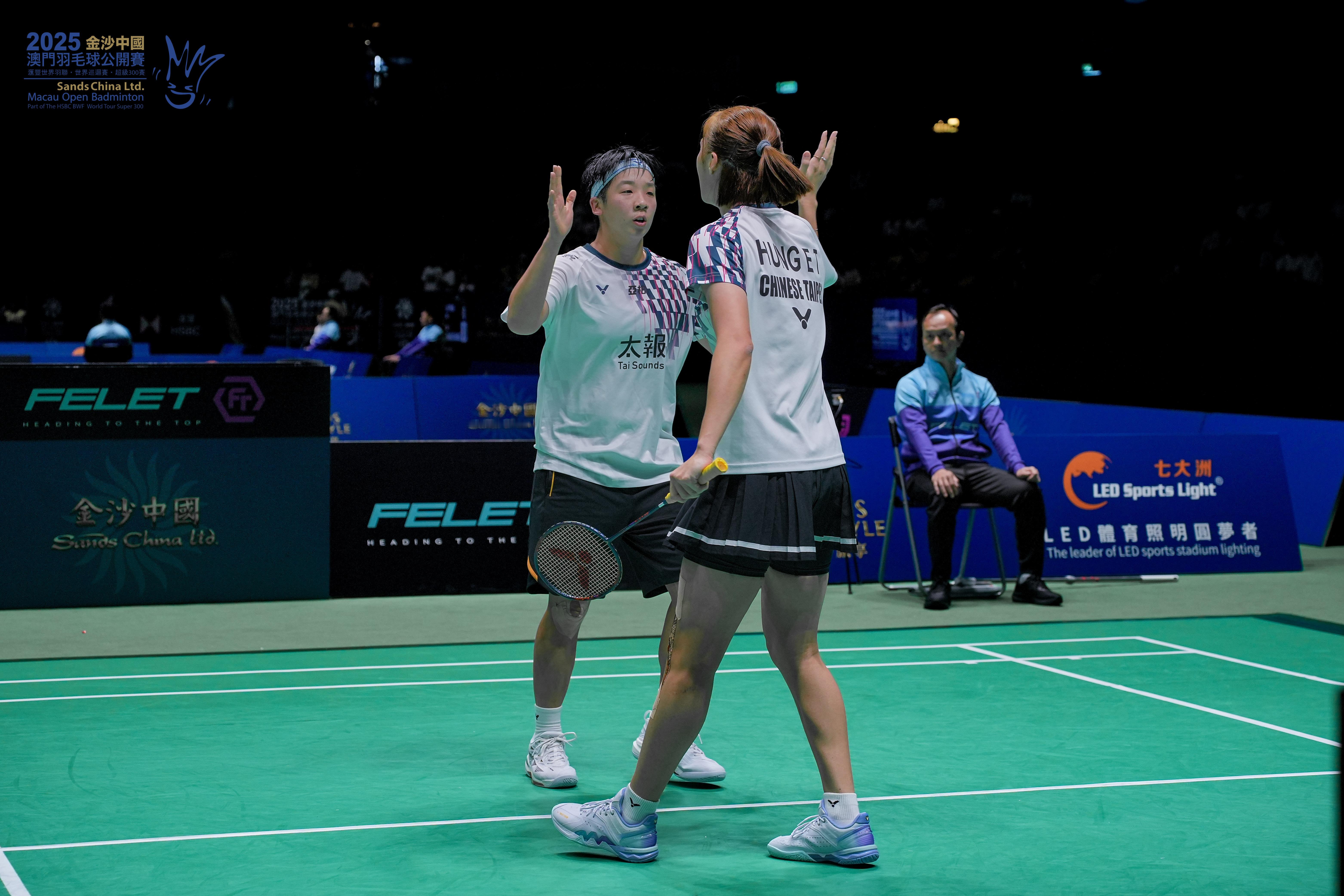 女双决赛：谢沛珊/洪恩慈 21-18、21-12 🇯🇵大泽佳步/田部真唯20