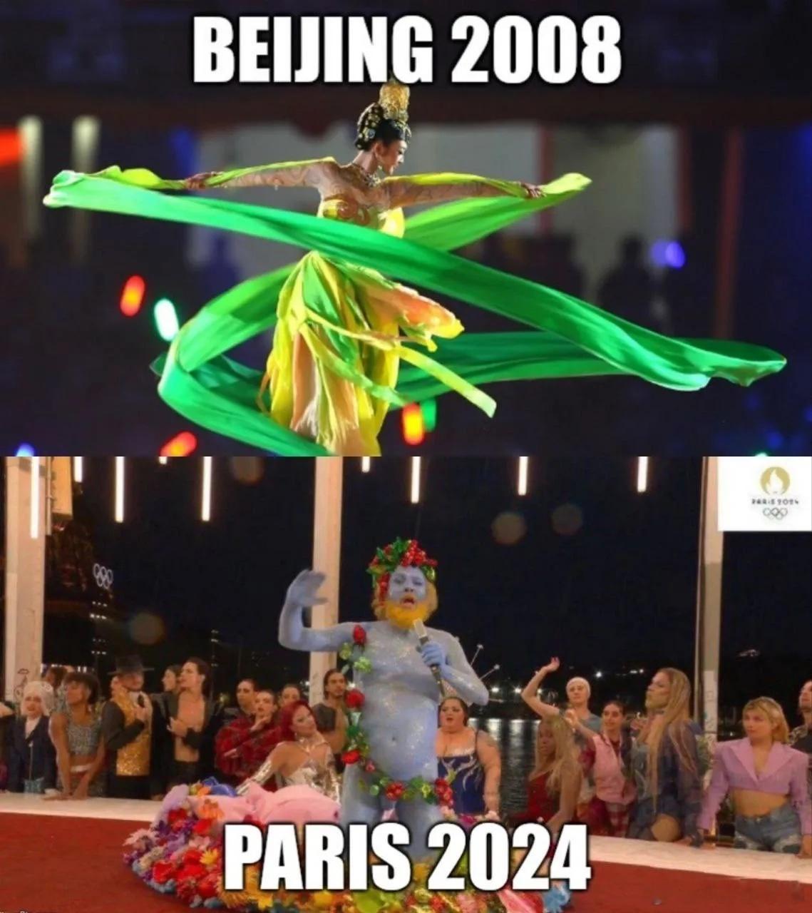 #巴黎开幕式 真的牛#巴黎开幕式是真的牛，这难道就是传说中的东西方审美差异？好嘛