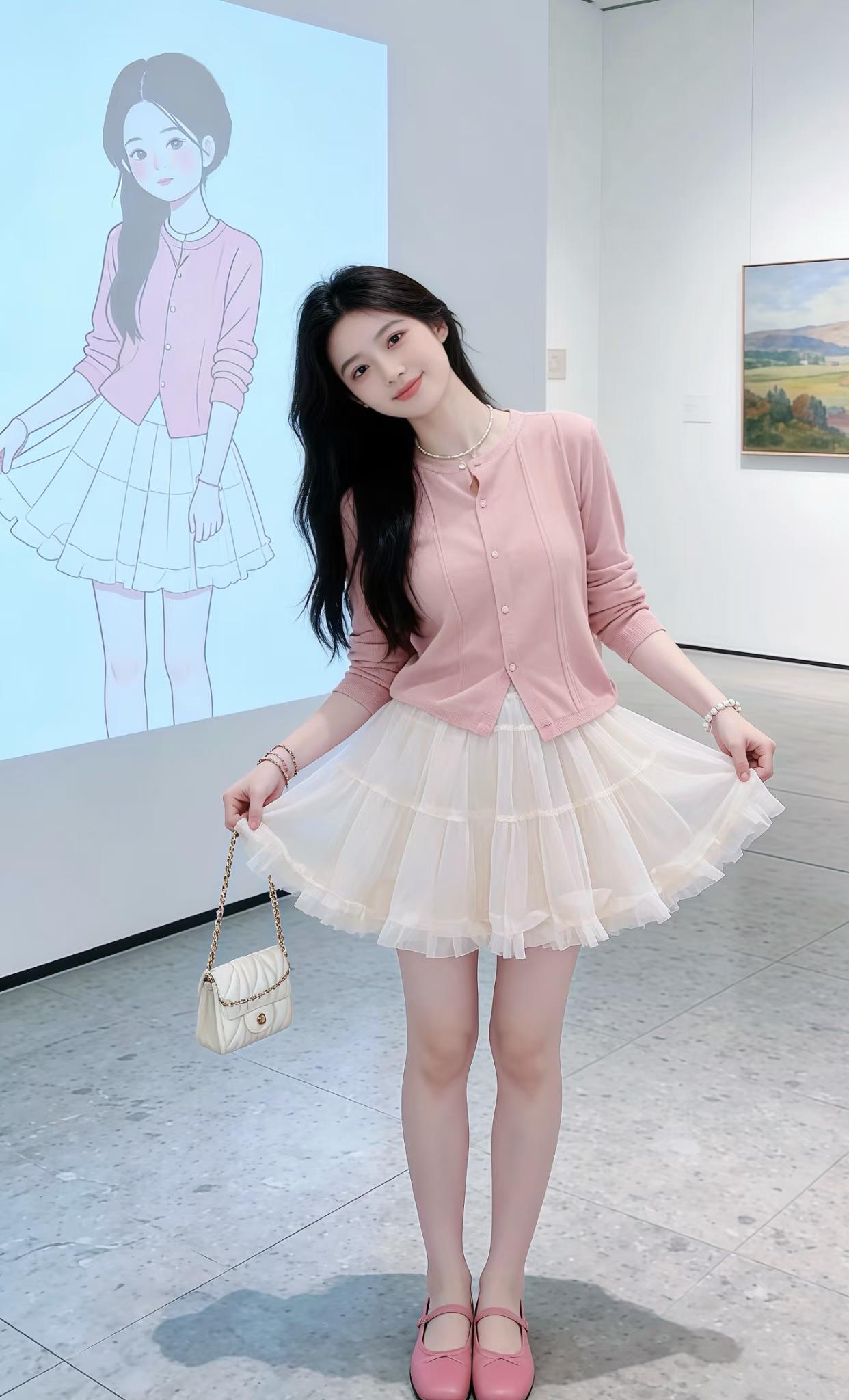 分享我这周有趣的事：穿上美丽的衣服、袜子、鞋子美美哒！